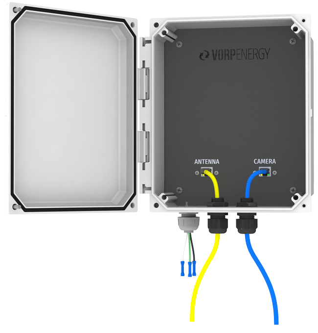 Vorp Energy PC1-1af AC to DC Light Pole Power Tap / Conversion Kit for Surveillance / Communications Equipment